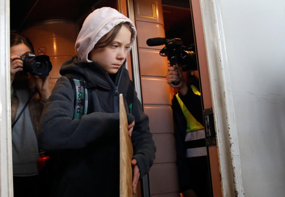 Greta Thunberg, en la Cumbre del Clima en Madrid