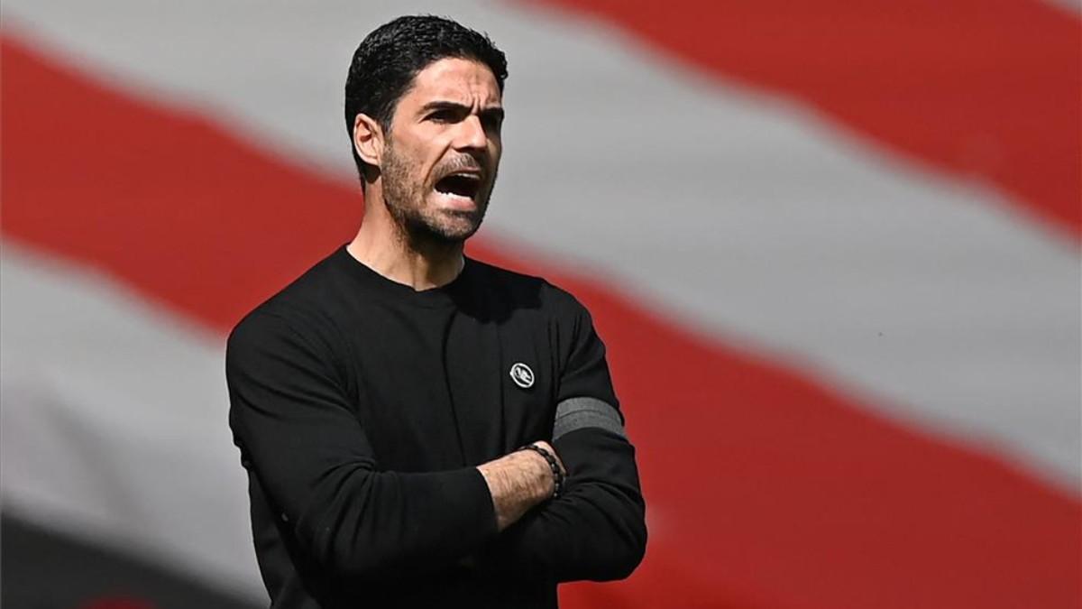 Mikel Arteta, entrenador del Arsenal.