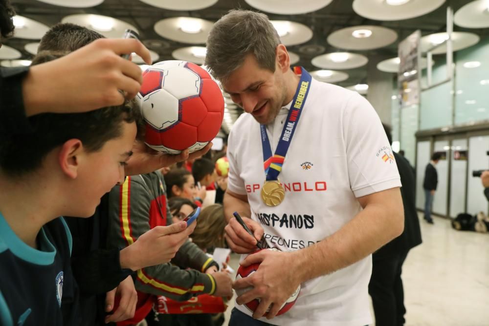 Recepción de los Hispanos tras ganar su segundo Eu