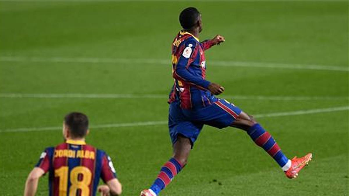 ¡Qué golazo Ousmane! Dembélé abrió la lata y escenificó con este gol lo que estaba por venir