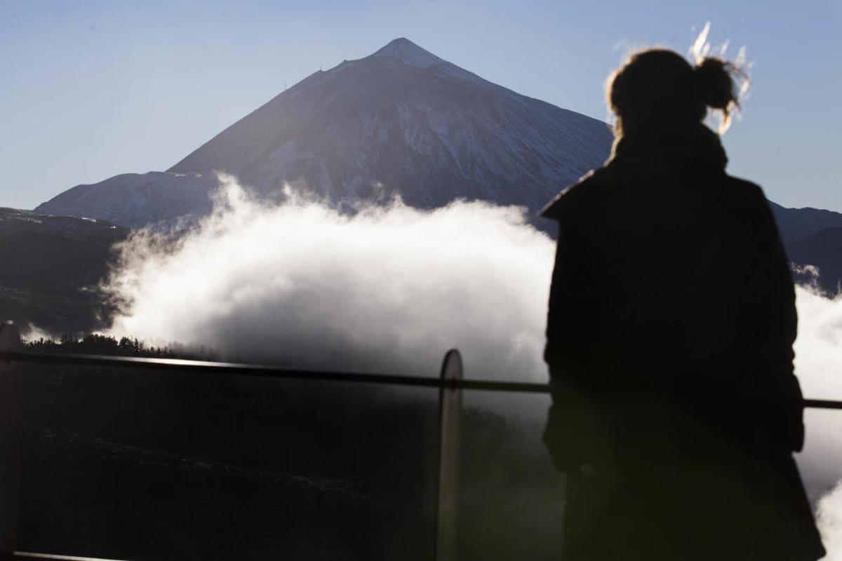 Primera nevada en el Teide