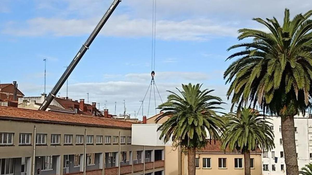 Retirada de las aulas modulares en el Patronato.