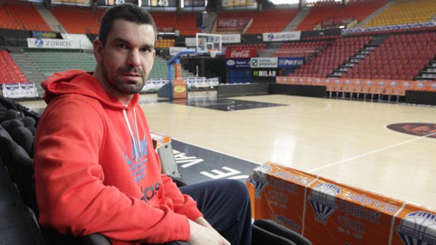 Rafa Martínez, en la Fonteta