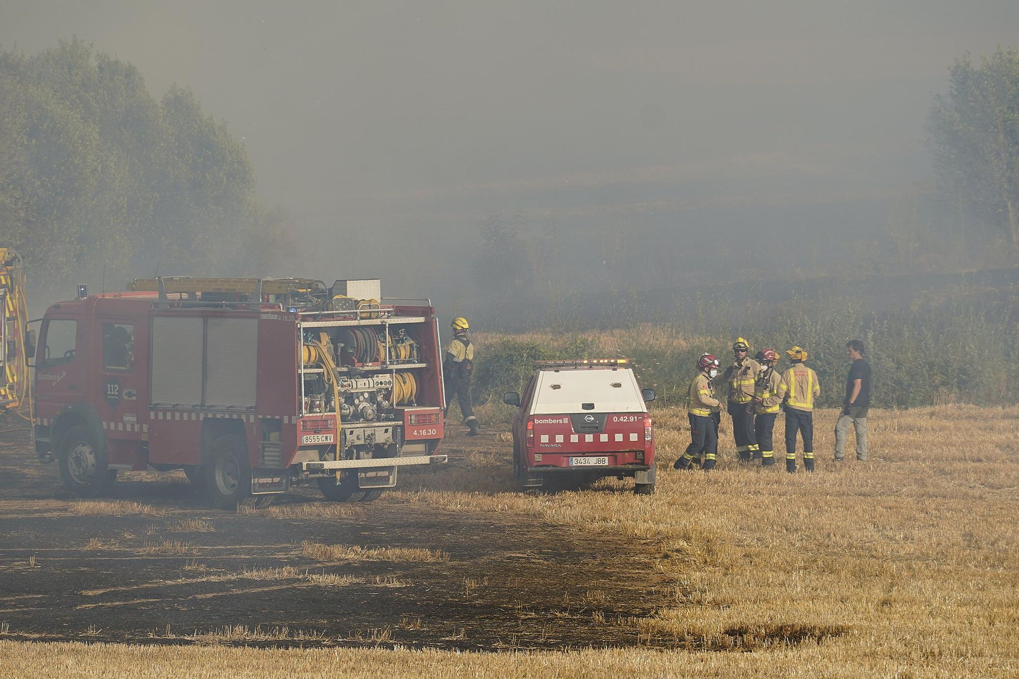 Les imatges de l'incendi de Ventalló i Vilopriu