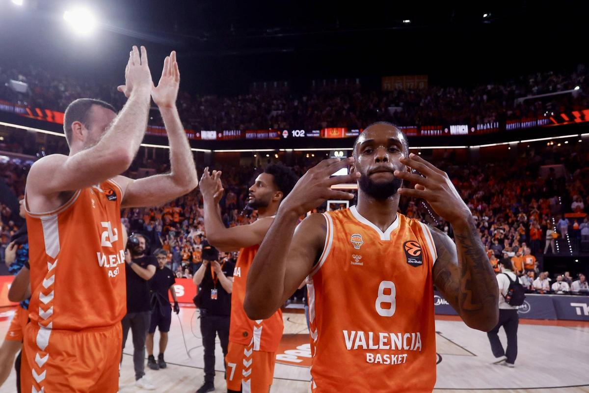 Jean Montero, tras la última victoria ante el Panathinaikos en el Roig Arena.