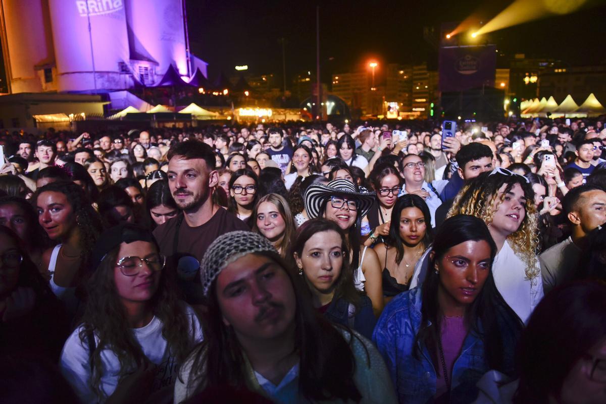 Público asistente a la primera jornada del Morriña Fest 2026.