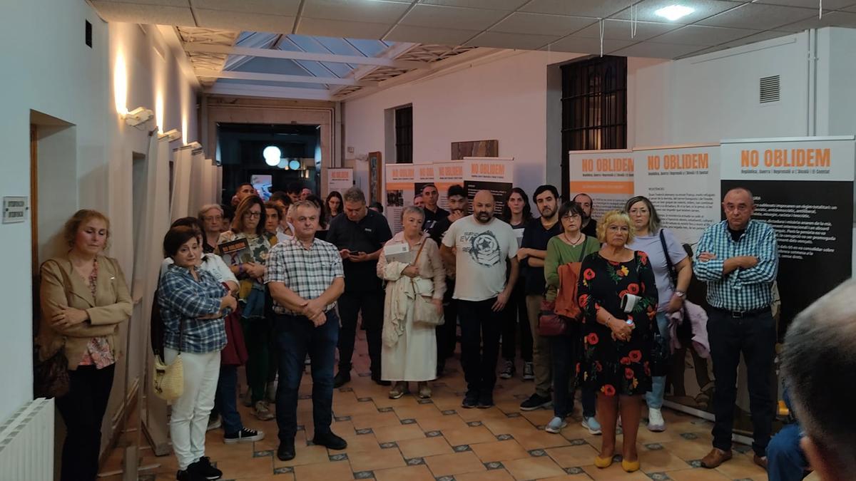 Acto de homenaje a los tres mureros que fallecieron en los campos de concentración nazis.