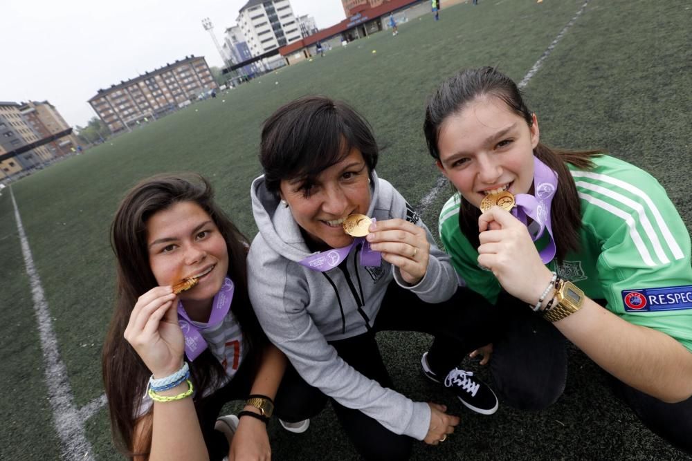 Campeonas de Europa asturianas