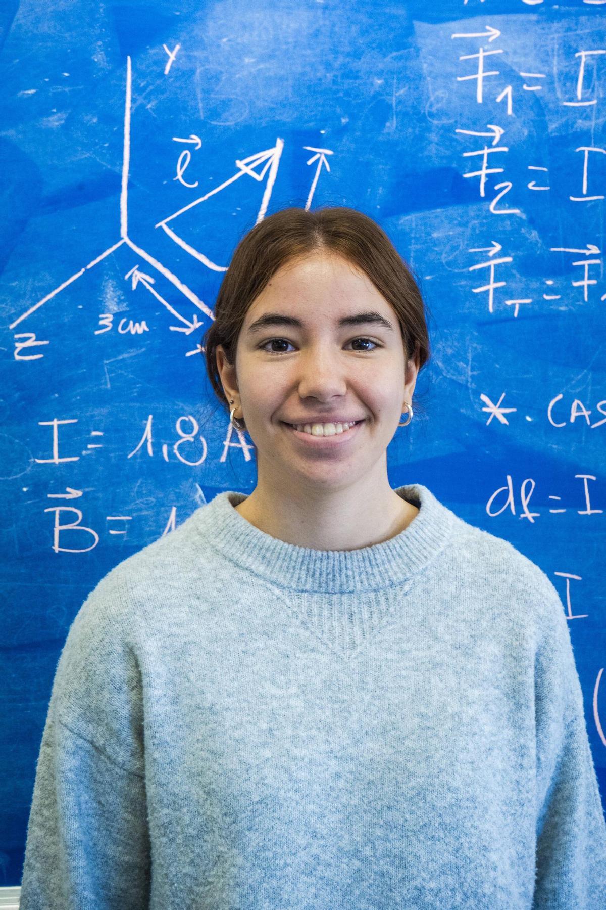 Júlia Vilanova es va enamorar de les mates el curs passat