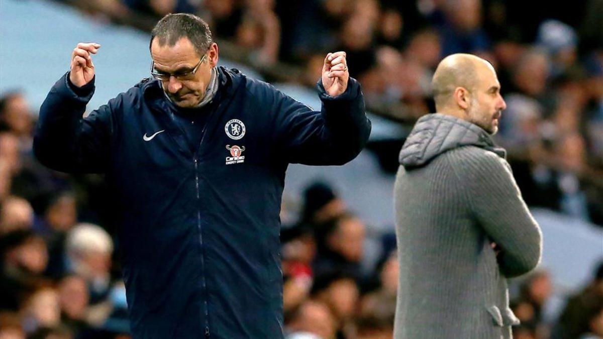 El equipo de Sarri recibió una dolorosa lección del City de Guardiola