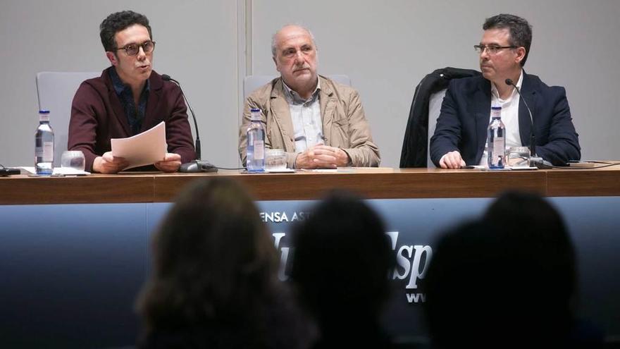 De izquierda a derecha, Pedro Marina, Marino Pérez y Héctor González Pardo.