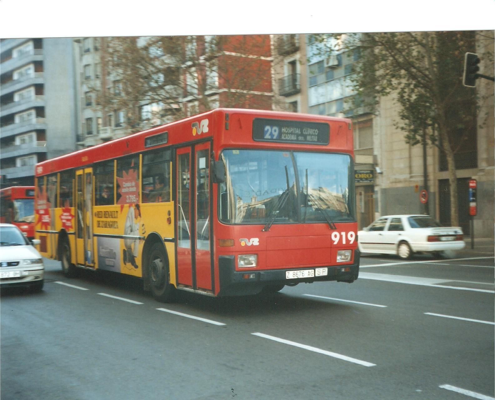 La historia de los buses de Zaragoza