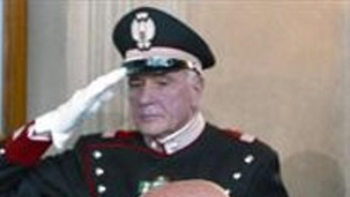 Giorgio Napolitano, la semana pasada, al abandonar el Quirinale.