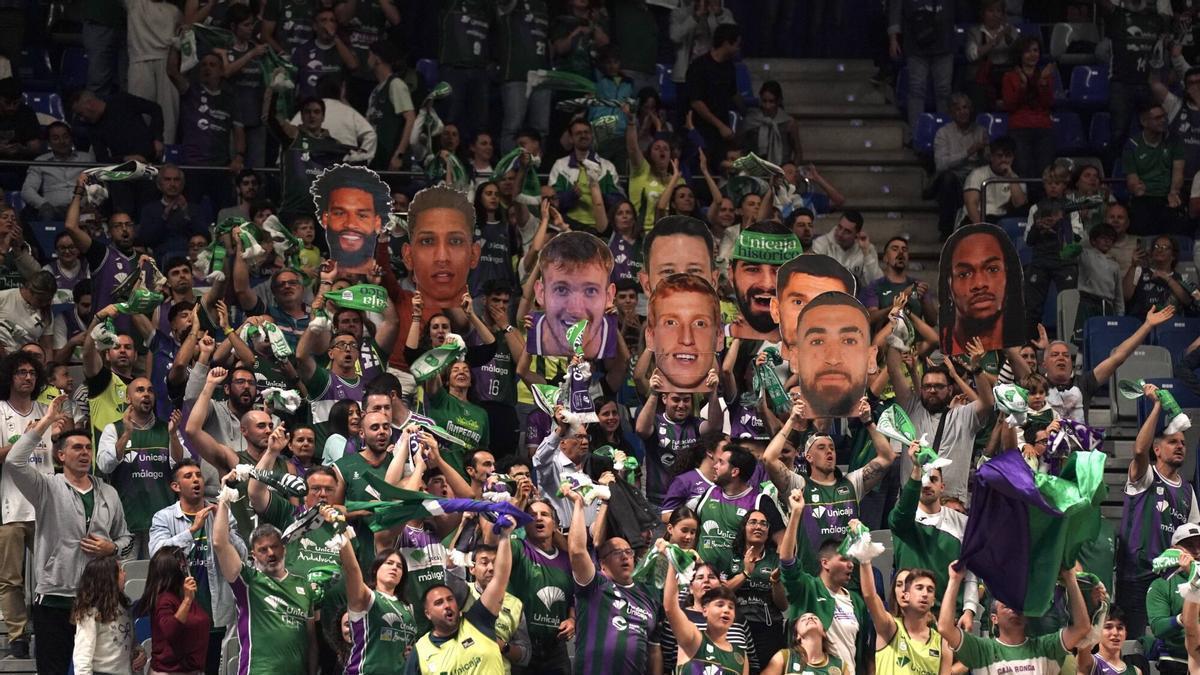 El Unicaja estará acompañado por 400 cajistas.