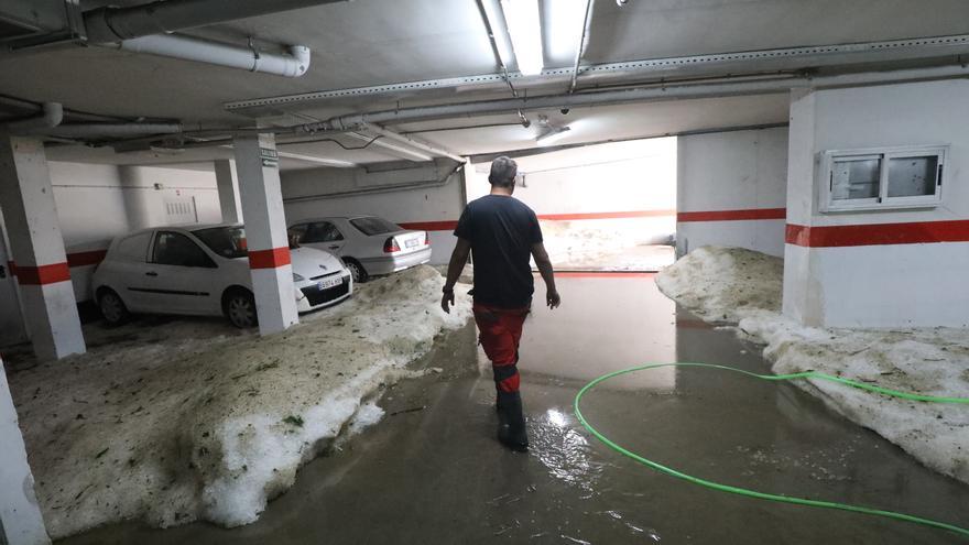 Andorra y Calanda amanecen inundadas de desperfectos: &quot;Dicen que nadie recuerda una granizada igual&quot;