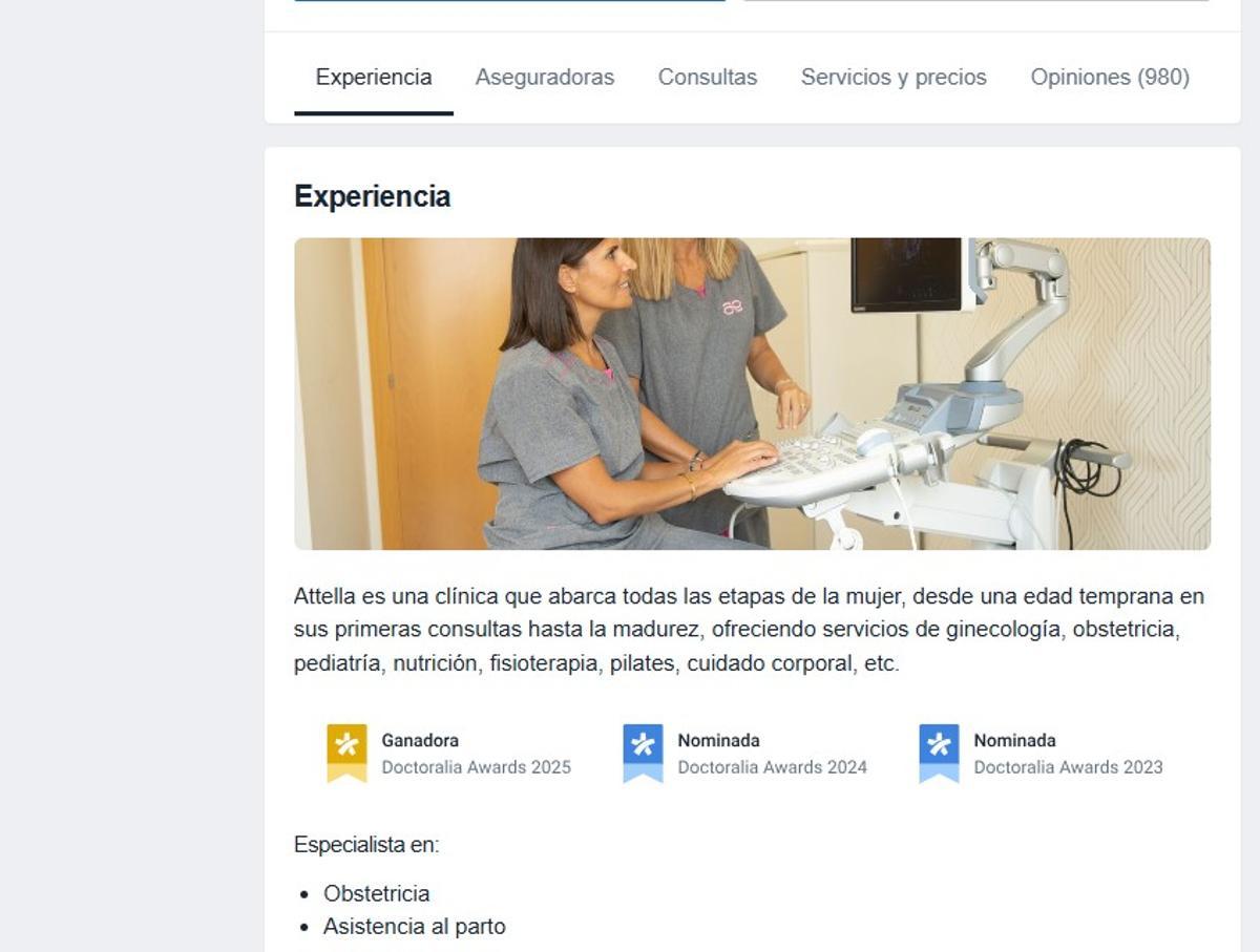 La especialista, Roser Batalla, ha sido galardonada en los premios Doctoralia