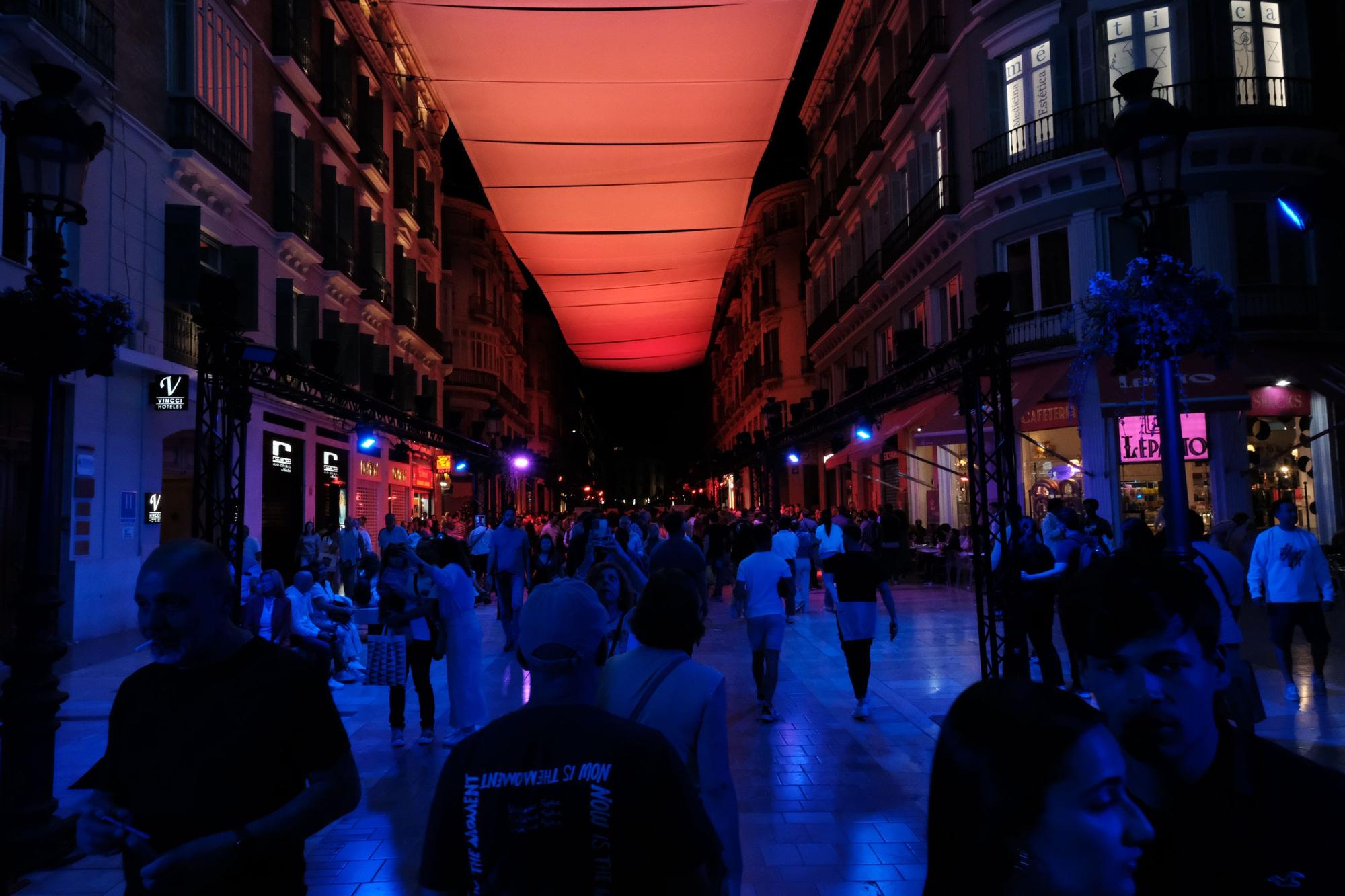 Una imagen de la Noche en Blanco de Málaga.