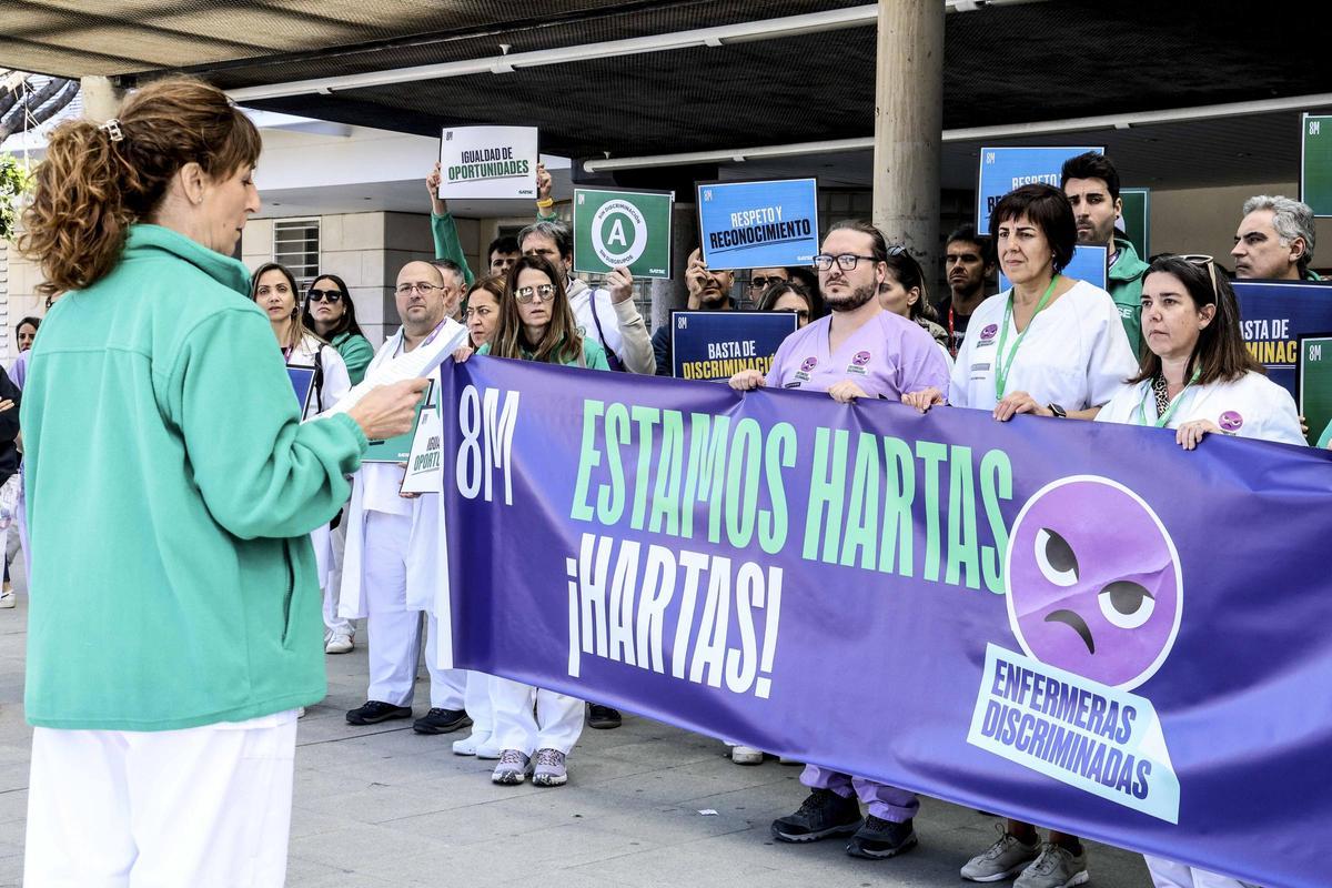 Las enfermeras se movilizan en Alicante