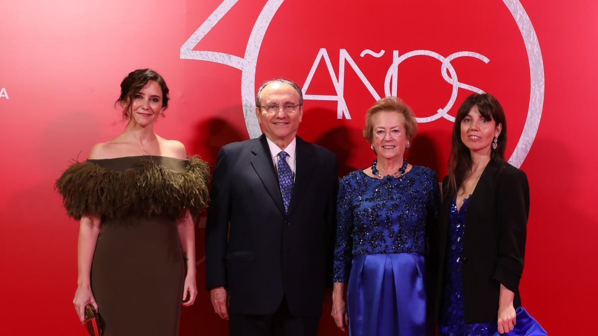 Isabel Díaz Ayuso, Javier Moll, Arantza Sarasola, Mayka Sánchez.