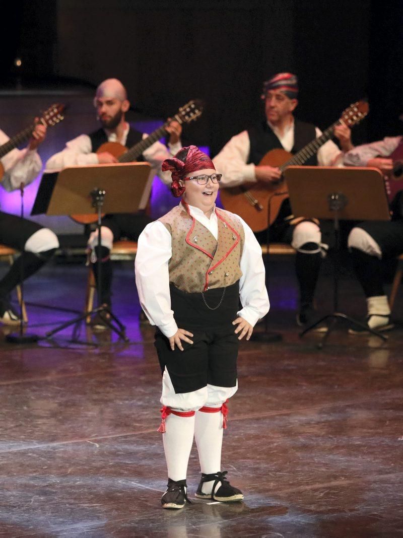 Certamen infantil de jota aragonesa en el Auditorio de Zaragoza