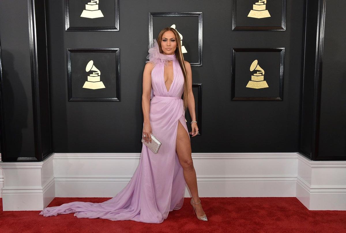 El vestido de Ralph and Russo de Jennifer López en los Grammy 2017