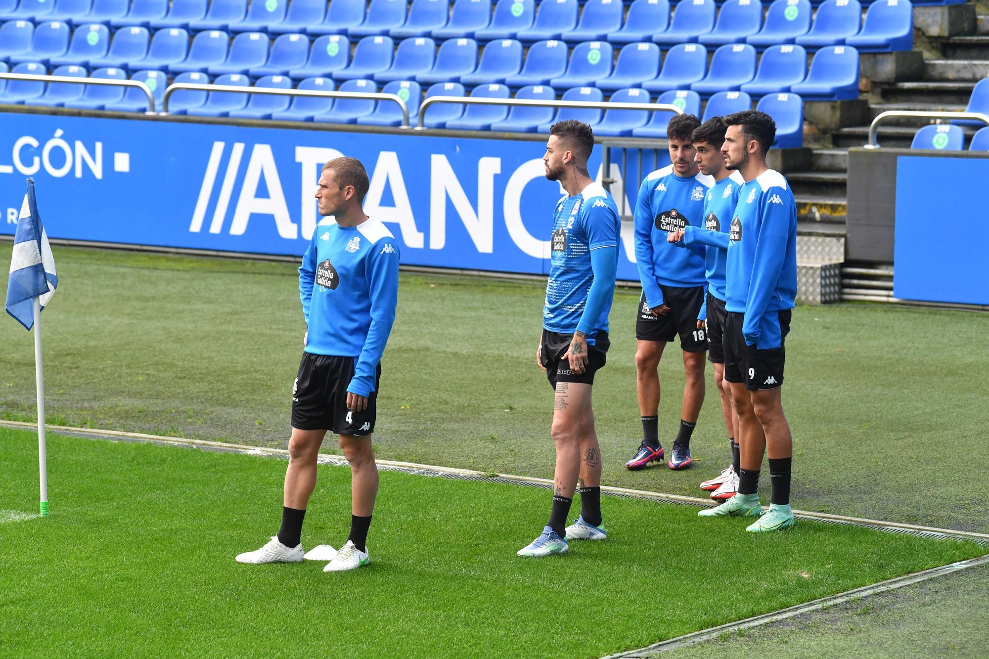 El Dépor prepara en Riazor el partido contra el Zamora