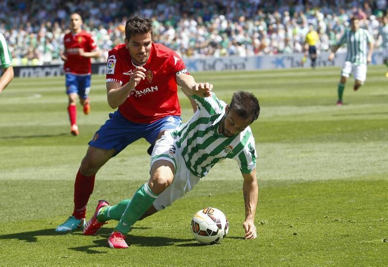 Fotogalería del Real Zaragoza contra el Betis en el Benito Villamarín