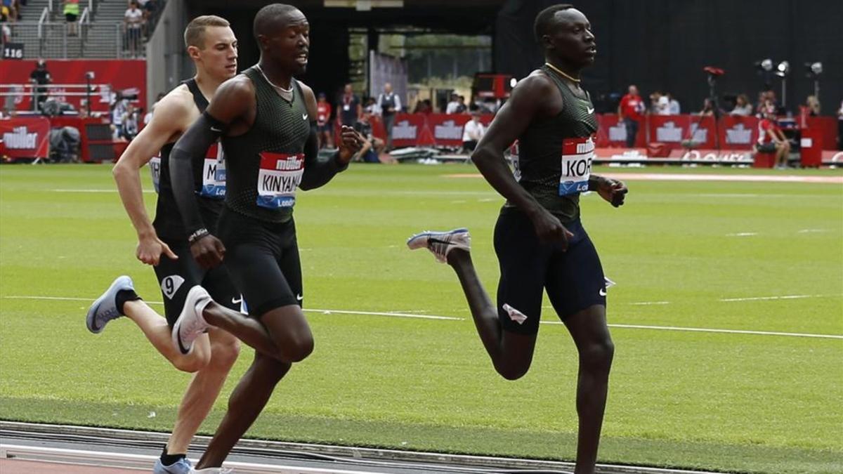 El keniata 'vuela' en la Diamond League