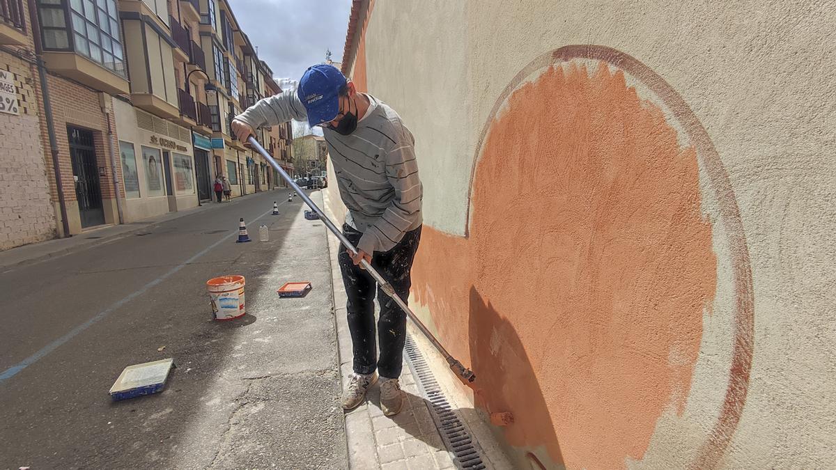 Antonio Feliz, Parsec¡, pintando.