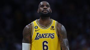 LeBron James, durante la eliminación de los Lakers a manos de los Nuggets