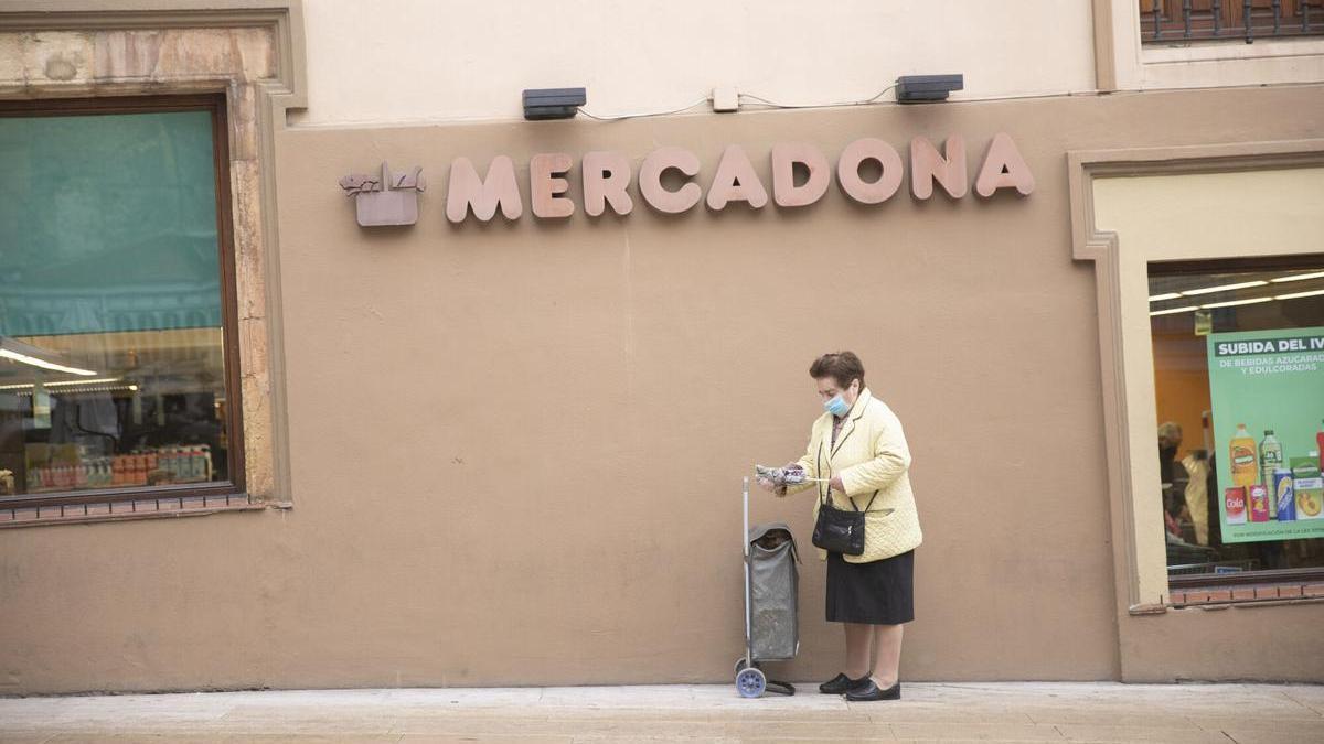 Una de las tiendas de Mercadona en Oviedo.