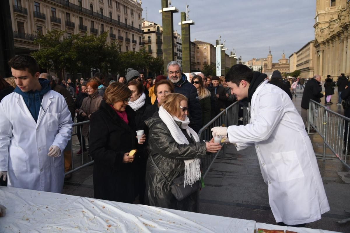 EL PERIÓDICO reparte roscón por San Valero