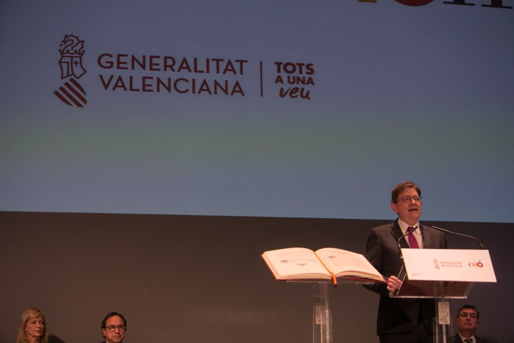 La Generalitat en pleno celebra en Alicante las cuatro décadas de la Carta Magna con un acto institucional en el Teatro Principal que llega en medio de los ataques al modelo territorial y de la alerta ultra.