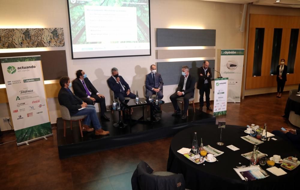 Jornada 'Actuando en verde' sobre economía sostenible.