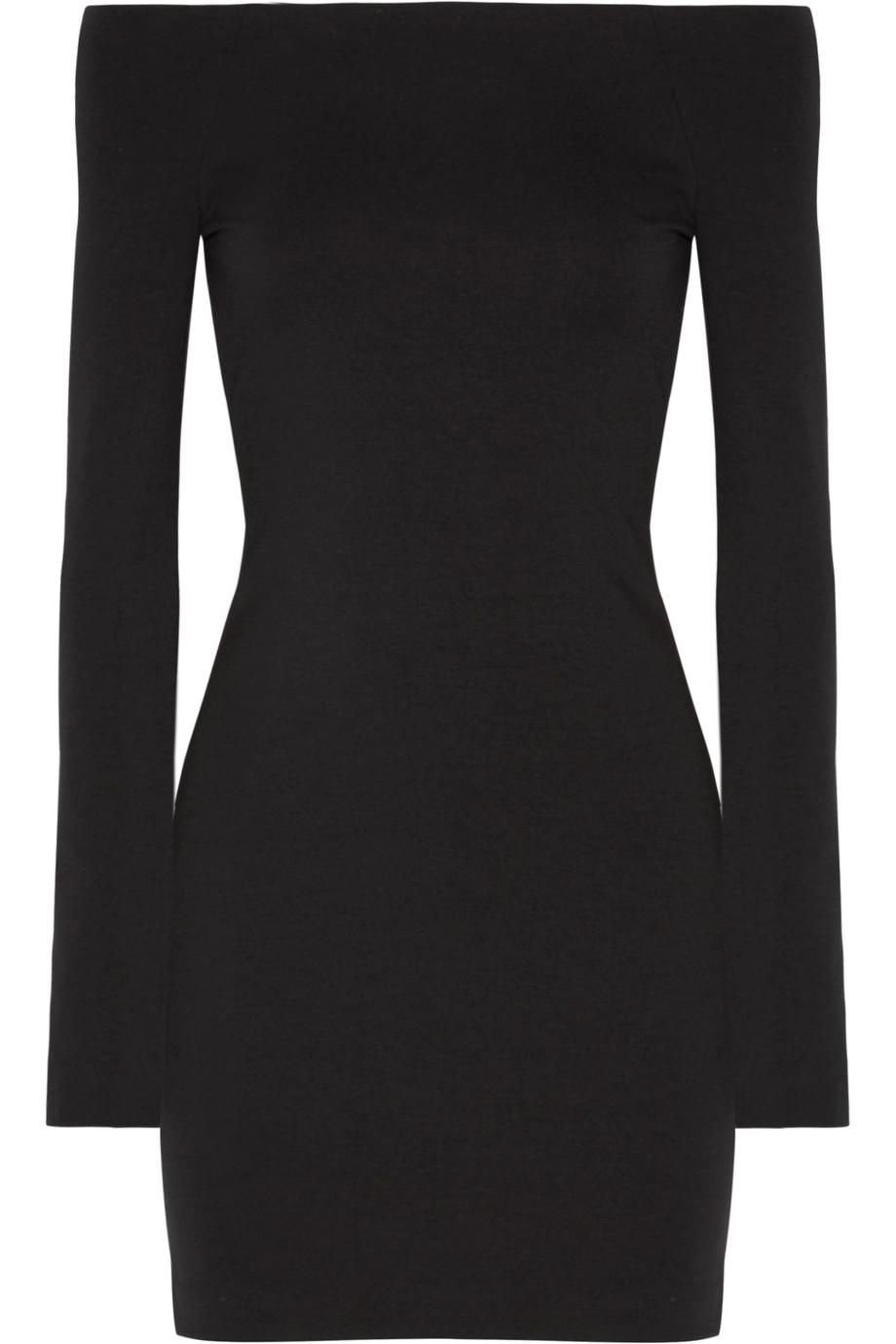 Vestido negro 'off the shoulders', The Row