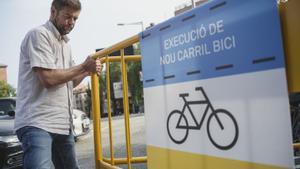 Els defensors del carril bici de la Via Augusta buscaran empara a la UE pels fons europeus que el van finançar