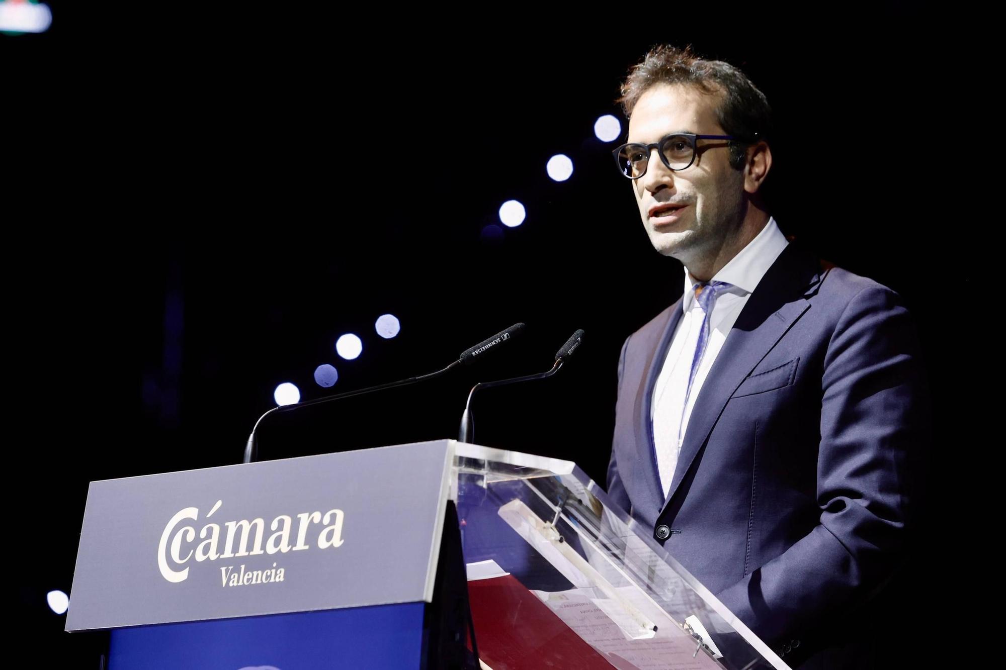 La 'Noche de la Economía Valenciana' de la Cámara Valencia, en imágenes