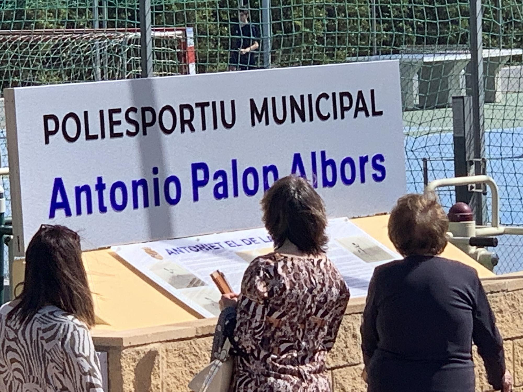 La Granja homenajea al pilotari Antonio Palop