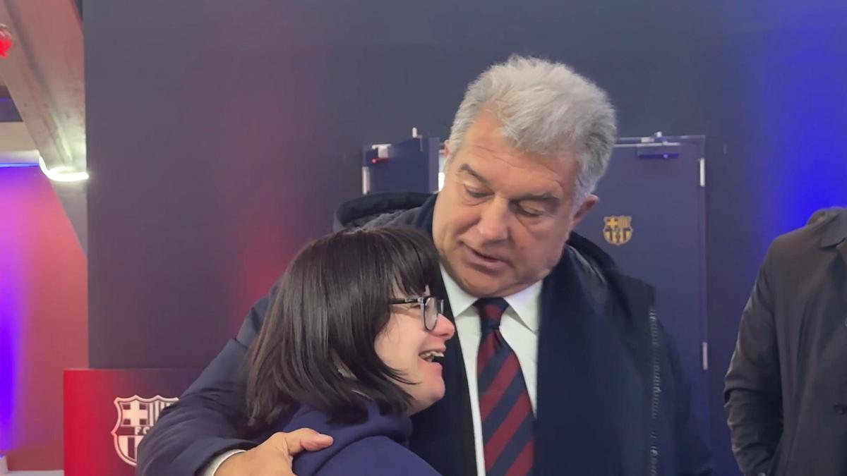 Los mejores momentos de Anna Vives en el palco del Spotify Camp Nou