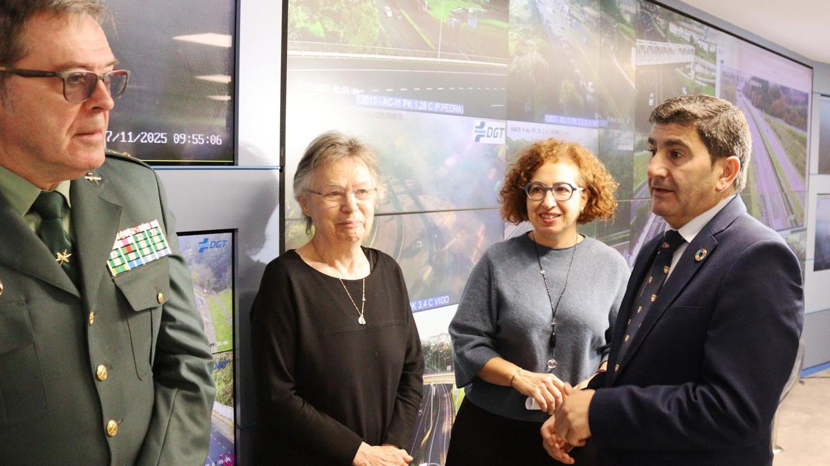 Acto en el Centro de Gestión de Tráfico, con motivo del Día Mundial de la Violencia Vial.