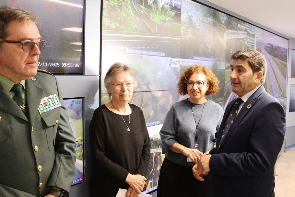 Acto en el Centro de Gestión de Tráfico, con motivo del Día Mundial de la Violencia Vial.