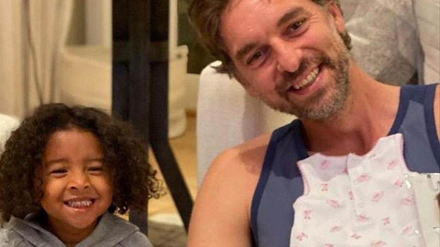 Pau Gasol felicita a la hija pequeña de Kobe Bryant