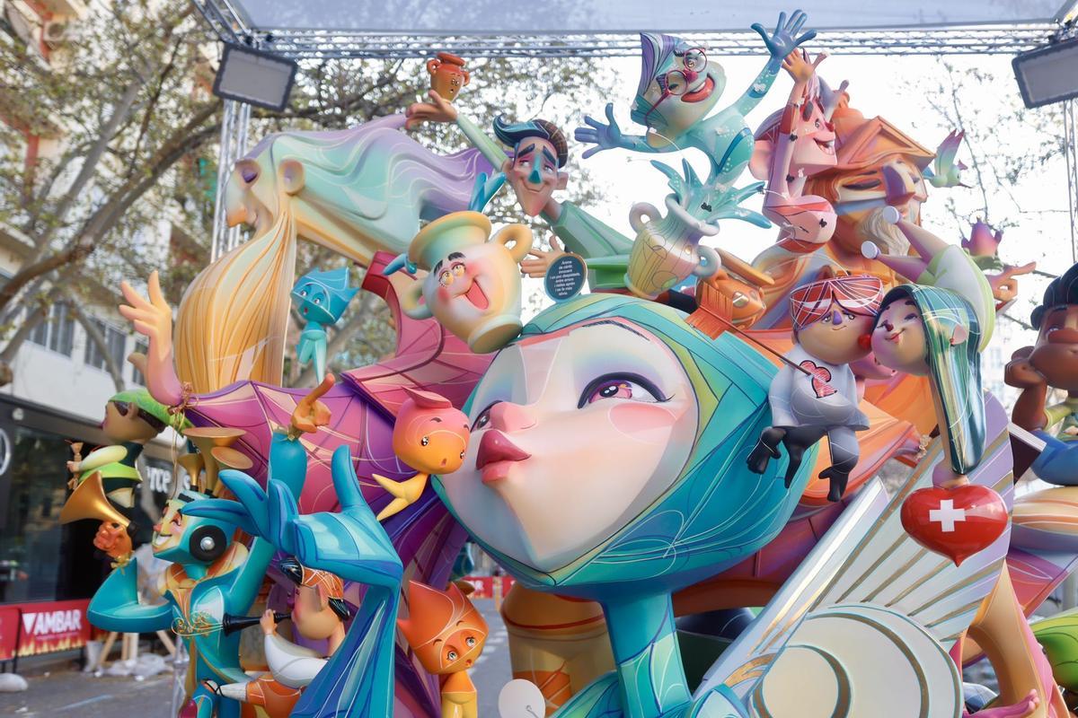 Una falla con Alma: el monumento con el que Exposición-Micer Mascó quiere alcanzar la gloria en Infantil