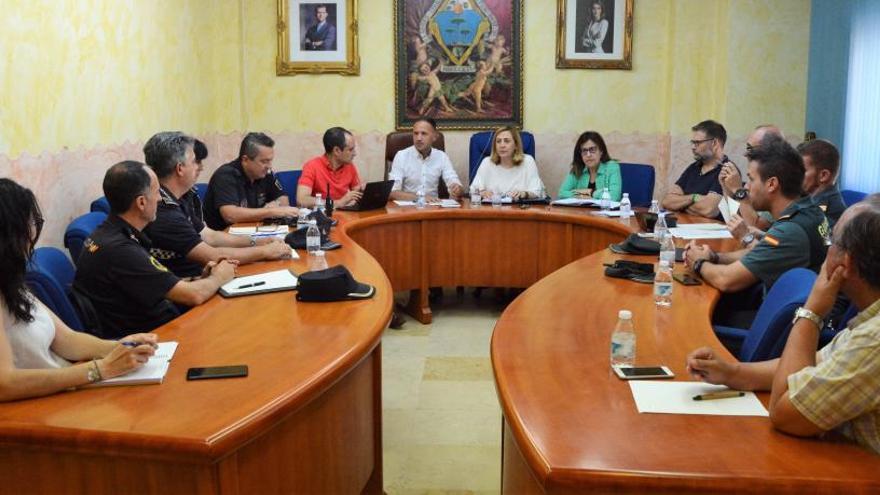 La reunión en el Ayuntamiento