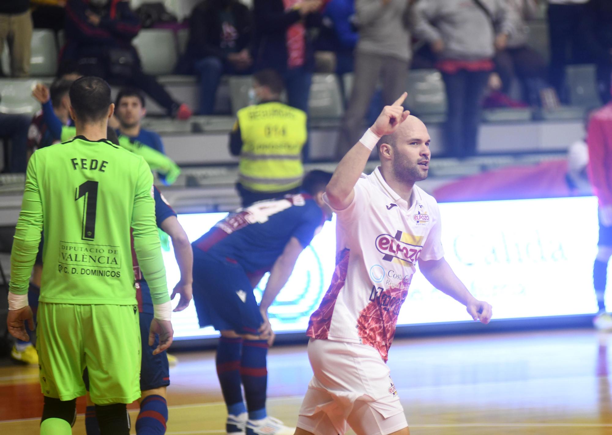 ElPozo recupera la sonrisa ante Levante (4-3)