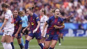 Alexia Putellas Segura of FC Barcelona celebrates a goal during the UEFA Women’s Champions League 2025/26 Semi Final second leg, football match played between FC Barcelona and FC Bayern Munchen at Spotify Camp Nou stadium on May 03, 2026 in Barcelona, Spain. AFP7 03/05/2026 ONLY FOR USE IN SPAIN. Javier Borrego / AFP7 / Europa Press;2026;SPORT;ZSPORT;SOCCER;ZSOCCER;FC Barcelona v FC Bayern Munchen - UEFA Women’s Champions League 2025/26 Semi Final second leg;