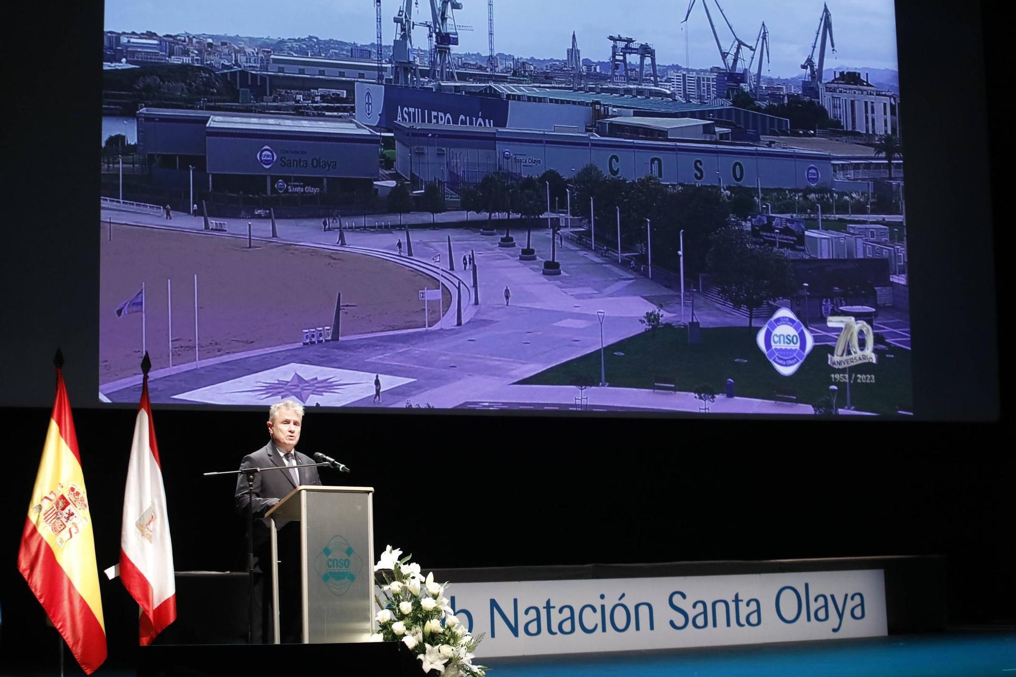 Así fue la gala por los 70 años del Club de Natación Santa Olaya (en imágenes)