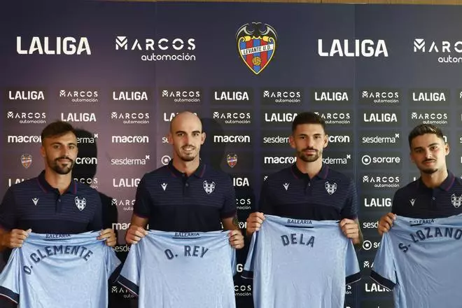 Así ha sido la presentación de los primeros cuatro fichajes del Levante UD