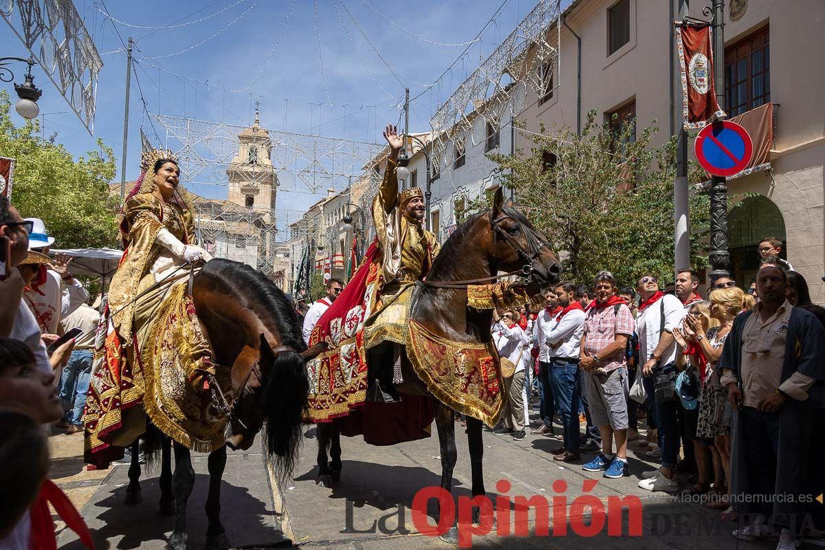 Moros y Cristianos en la mañana del dos de mayo en Caravaca