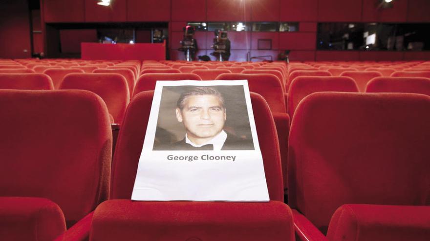 Imagen de la reserva de George Clooney para la Berlinale. // Efe